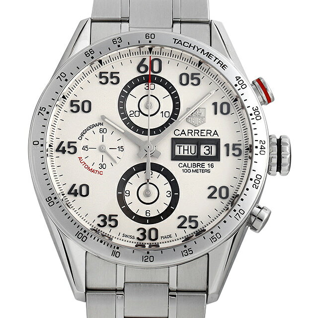 【ローン60回払い特別低金利】タグホイヤー カレラ タキメーター クロノグラフ デイデイト CV2A ...