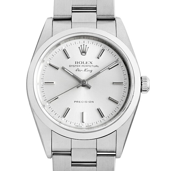 最大3万円クーポン&2倍 ロレックスオイスターパーペチュアルエアキング14000Mシルバー/バーK番メンズ(0FWNROAU0
