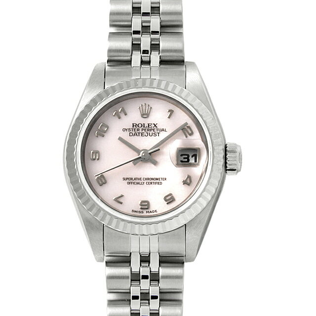 【ローン60回払い特別低金利】ロレックス デイトジャスト F番 79174NA ピンクシェル/アラビア レディース(7UROU000023)【中古】【腕時計】【送料無料】【返品OK】のサムネイル