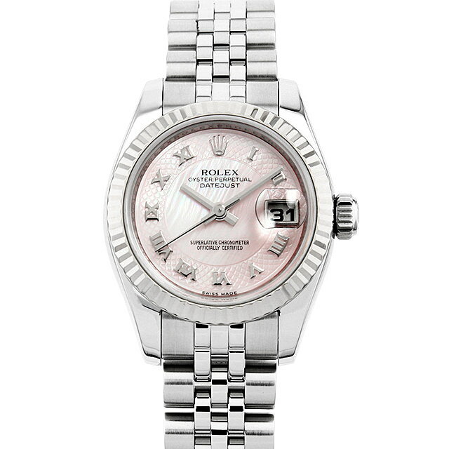 【ローン60回払い特別低金利】ロレックス デイトジャスト 179174NRD ピンクシェル/ミリヤードローマ M番 レディース(006XROAU2554)【中古】【腕時計】【送料無料】【返品OK】のサムネイル