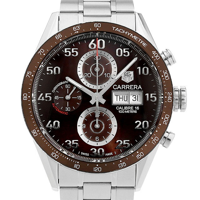 【ローン60回払い特別低金利】タグホイヤー カレラ デイデイト タキメーター クロノグラフ CV2A ...