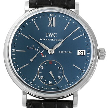 【48回払いまで無金利】IWC ポートフィノ ハンドワインド 8DAYS IW510106 メンズ(0NK1IWAU0001)【中古】【腕時計】【送料無料】