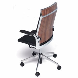 【送料無料】スペイン　Dynamobel社　DIS Executive Work Chair with Wood-Back