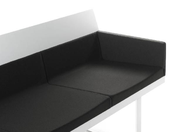 【送料無料】スペイン　Dynamobel社　GINZA 3 seat bench　with armrests upholstered