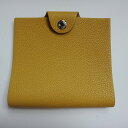 HERMES エルメス 手帳カバー ユリス PM カリ S金具 □L ベージュ トゴ レザー中古 h-002 h17-4057