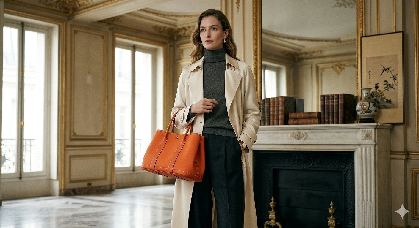 HERMES エルメスバッグ ガーデンパー�