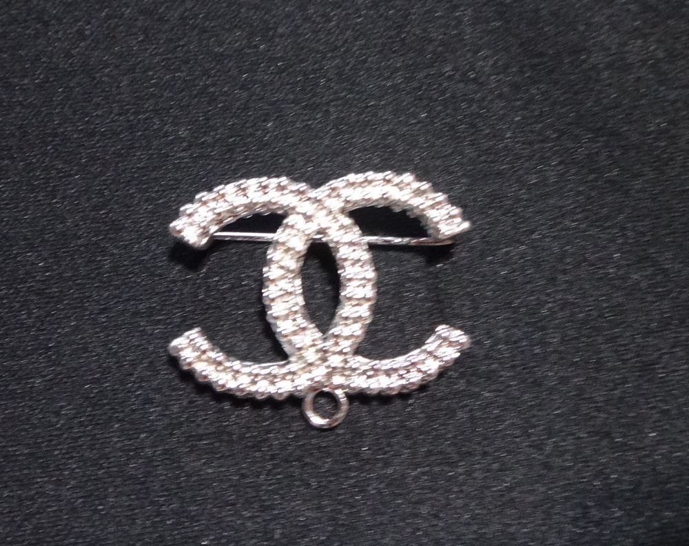 超美品 CHANEL シャネル レディース ブローチ ココマーク チャーム シルバー 中古 ...