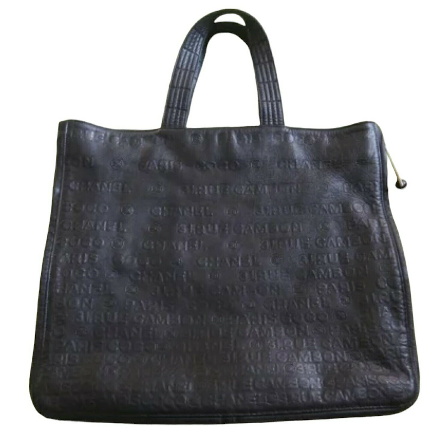 chanel bag シャネル マトラッセ チェーン ショルダー 鞄レザートートバッグ 黒 ビックサイズ 中古 正規 c16-3100