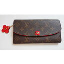美品 LV ルイヴィトン モノグラム 三つ折長財布 レディース エミリー 本物【中古】lv-002 小銭入れ シンプル ブランド 定番 人気 本物 レザー小さい...