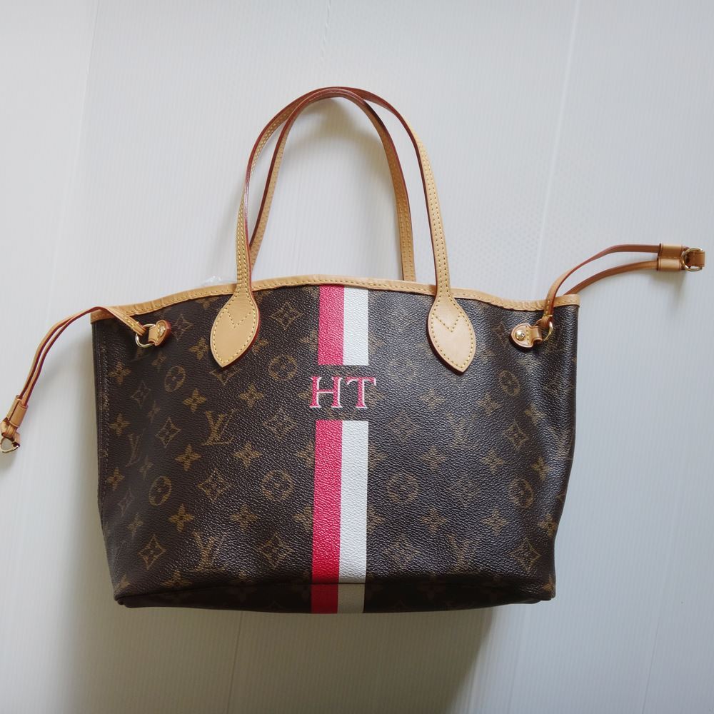 Louis Vuitton bag ルイヴィトン モノグラム ネヴァーフルPM トートバック ヴィトン バック【未使用】イニシャル有 ルイヴィトン NEW 本物 ブランド プレゼント