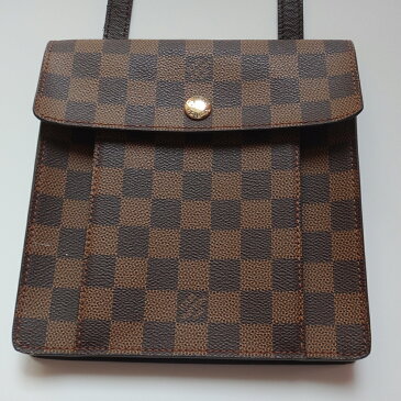 超美品 LV LOUIS VUITTON ルイ ヴィトン ピムリコ N45272 ダミエ　エベヌ　ショルダーバッグ メンズ　レディース 男女兼用【中古】lv-002