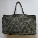 FENDI フェンディ レディースバッグ ズッカ柄 ショルダーバッグ キャンバス レザー レディース トートブラウン 鞄 かばん 収納抜群 軽い シンプル ユニ...