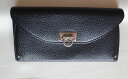 Salvatore Ferragamo フェラガモ メンズ レディース 財布 コイン入れ有り 黒 レザー中古 t-005 t81-5356