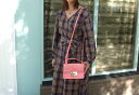 美品 JIMMY CHOO ジミー チュウ ショルダーバッグ スタッズ ピンク レザー 2Way ショルダーバッグ ハンドバッグ ギフト プレゼント 中古 t-...
