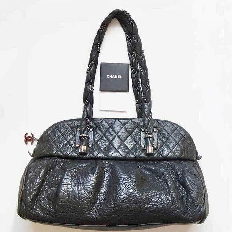 CHANEL シャネル ショルダーバッグ マトラッセ ヴィンテージ 黒 レディース 鞄 かばん カバン LADY BRAID 女性用 人気 中古 10000074