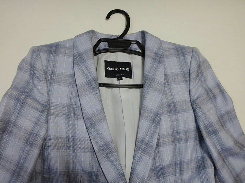 Giorgio Armani ジョルジオアルマーニ ジャケット ブルー サイズ36 古着 中古 t-00...