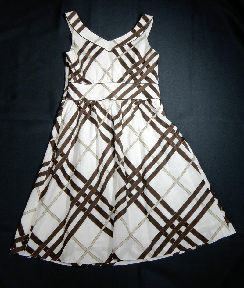 バーバリー ワンピース Burberry Blue Label バーバリーブルーレーベル サイズ38 M レディース 白×ダーク auc-rayline-10015137 レイライン サンプル画像2