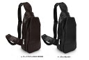 【最大3万円OFFクーポン配布中!〜7/11 1:59】スリングバッグ Sling Bag ダークブラウン ブラック 合皮【新品】△△