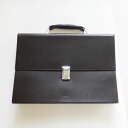 Dunhill ダンヒル ブリーフケース ビジネスバッグ レザー ブラック 黒 プレゼント 書類 パソコン PCケースノートパソコンケース メンズ 通勤 ブリー...