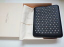 JIMMY CHOO ジミー チュウ スタッズ ipad ケース レザー 黒 美品 中古 t-002 t17-4315