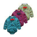 キッズ 2点セット チェック柄シャツ+デニムズボン ベビー服 70〜95サイズ 新品未使用品 t-030△△zj0741