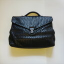 BOTTEGA VENETA ボッテガ ヴェネタ ブリーフケース ビジネス バッグ パソコン PCケース メンズ 通勤 ブリーフ 鍵付き レザー 黒 中古 t-...