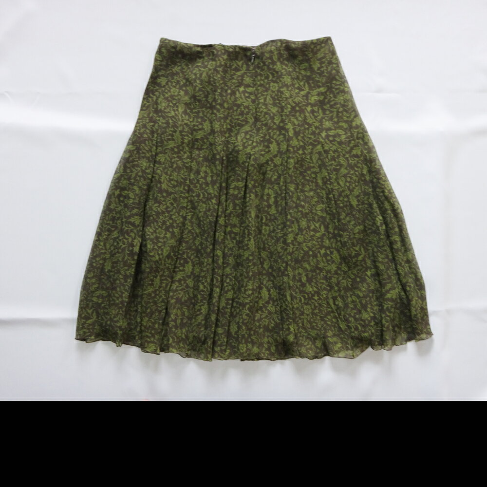 美品 バーバリー スカート Burberry ブラックラベル サイズ40 綿100％ グリーン 古着 中古 t-003 y17 auc-rayline-10007931 レイライン サンプル画像2