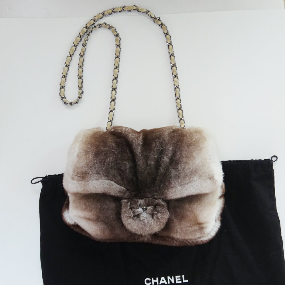 CHANEL BAGシャネル ショルダーバッグ ムートンファー シャネル トート ハンド 鞄 かばん 中古 レディース 鞄 かばん 希少 ブランド プ..