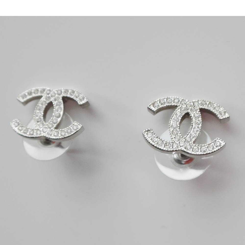 【最大3万円OFFクーポン対象!〜11/27】CHANEL シャネル ピアス ココマーク レディース シルバー金具 アクセサリー ジュエリー CCマーク パーテ...