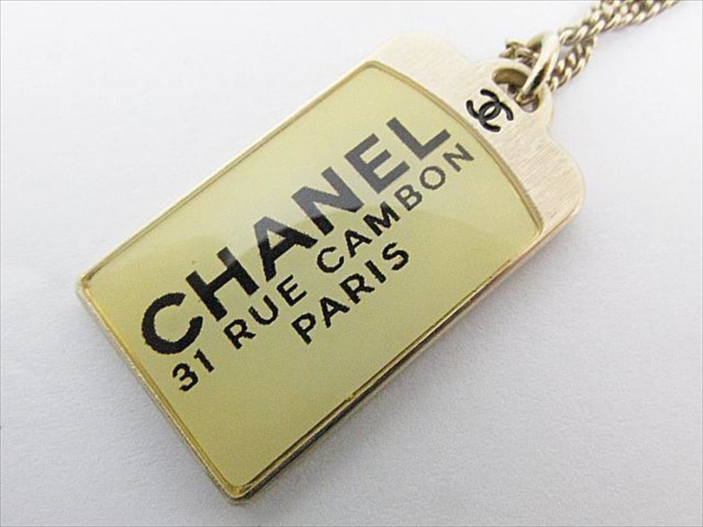 CHANEL シャネル レディース ネックレス ココマーク チェーン G金具ー60cm 中古 c-001