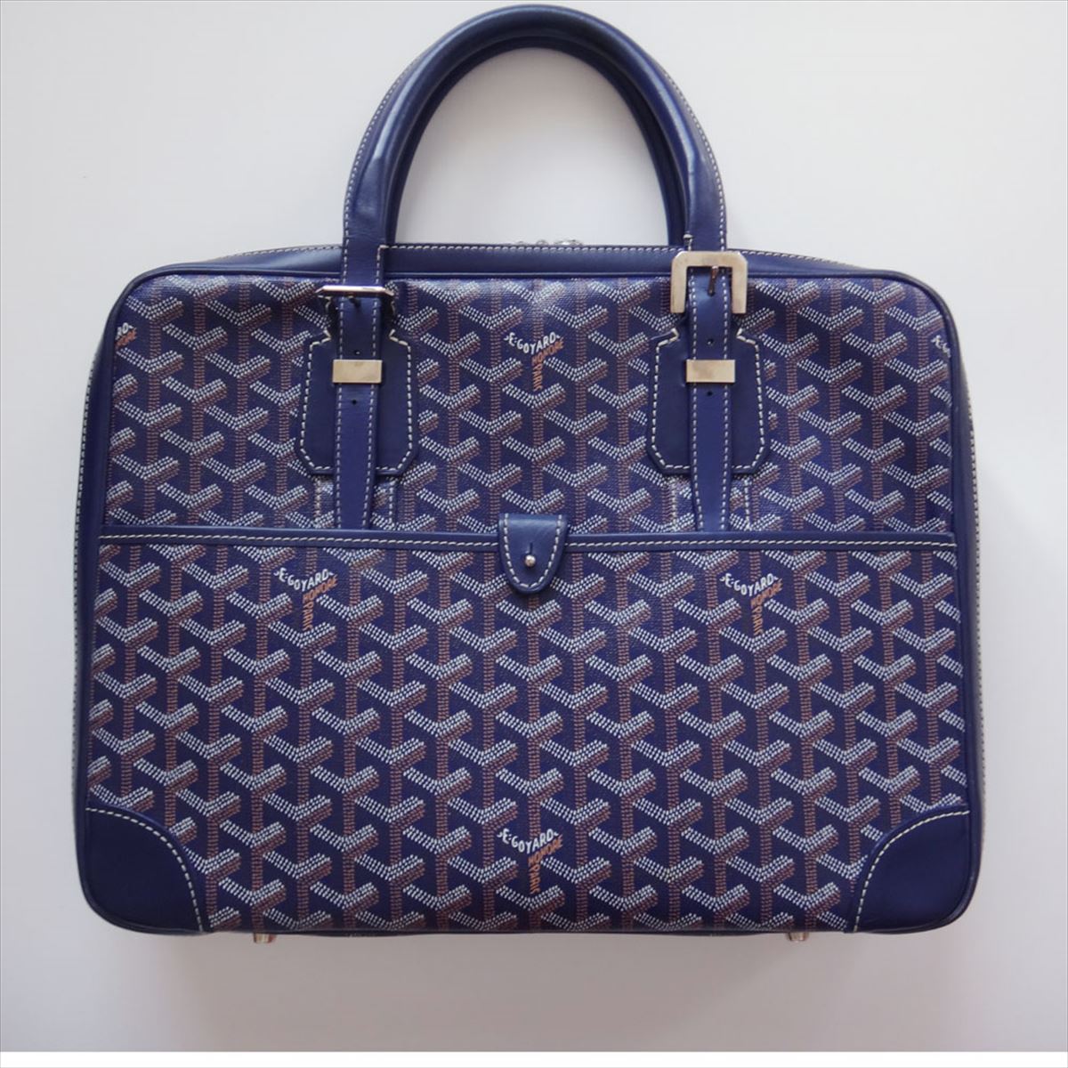 GOYARD ゴヤール ビジネスバッグ ディプロマット コーティングキャンバス メンズバッグ 書類パソコン PCケース ノート メンズ 通勤 ブリーフケース ギフト 本物【中古】