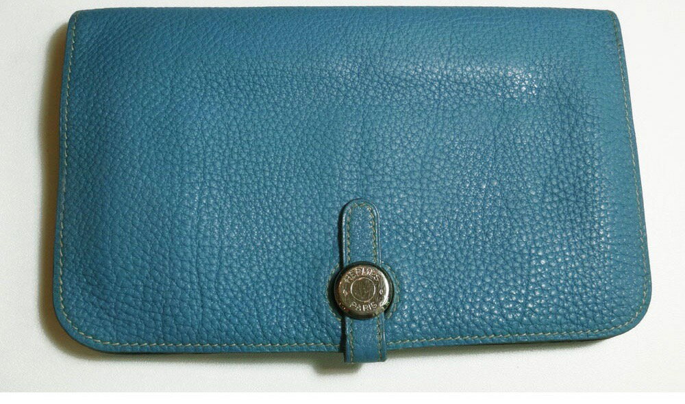 HERMES ᥹ Ĺ ɥGM ֥롼 ޤ ǥĹ TOGO С Wallet Dogon󥱡  ǥ 󥱡ͭ 줢  h-002