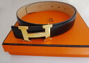 20%OFF HERMES エルメス Hベルト メンズ #70 ブラック レザー ゴールド金具 □A 本物 ブランド プレゼント ブランド プレゼント【中古】h81-5077