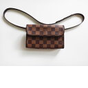 美品 Louis Vuitton ルイ ヴィトン ポシェット フロランティーヌ ダミエ M51855 ウエストポーチ ストラップ付【中古】FL1017