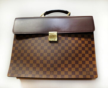 Louis Vuitton ルイ・ヴィトン ダミエ アルトナGM ビジネスバッグ メンズ ハンド N53312 ブランド BAG 本物 プレゼント MI0035【中古】lv81-5227◆◆