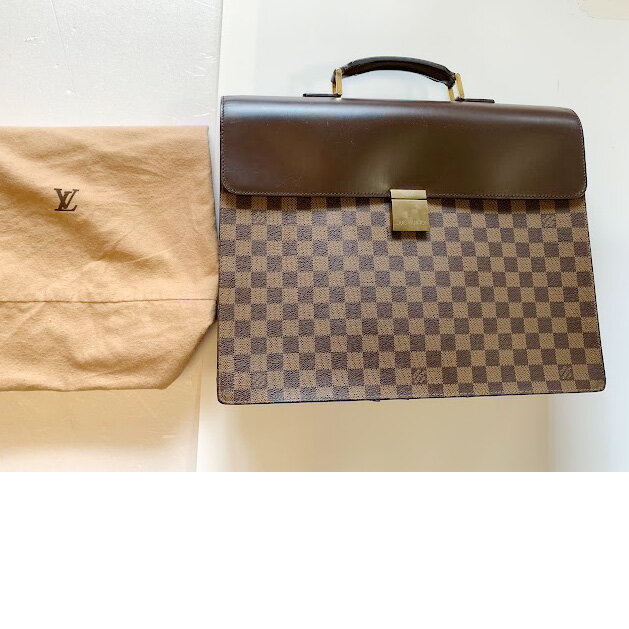 ルイ・ヴィトン Louis Vuitton アルトナ GM ブリーフケース ハンドバッグ 手提げ ビジネスバッグ ダミエ ブラウン N53312 メンズ USED 送料無料 七夕 夏休み 夏祭り 海 花火大会 お祭り ギフト 贈り物 プレゼント 誕生日 記念日 結婚式 中古 lv81-5209