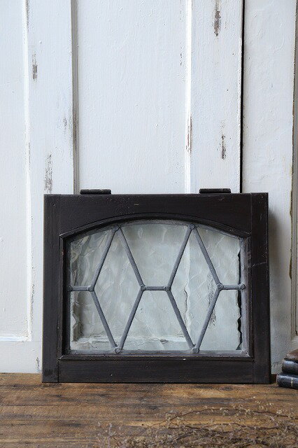 イギリスの古い 半透明のステンドグラス ガラス窓 X420-9 1