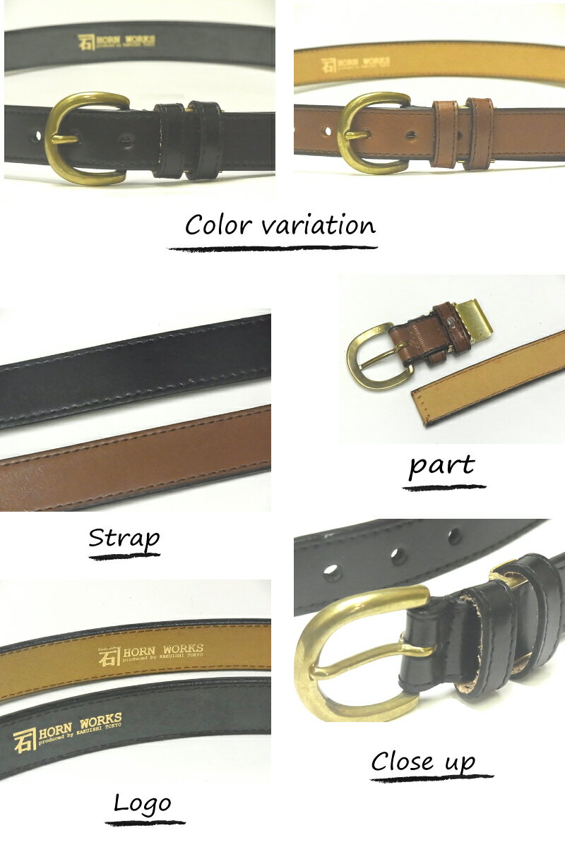 牛革ベルト 30mm 日本製 5mm厚ベンズレザーベルト　　【フリーサイズ】【男女兼用/...