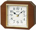 【送料無料】SEIKO CLOCK (セイコークロック) 置時計 茶木地 110×137×45mm BZ364B ※北海道・九州・沖縄・離島は別途送料(1080円~2160円) 人気