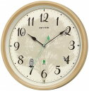 【送料無料】リズム時計(RHYTHM)掛け時計 薄茶 電波 アナログ 連続秒針 メロディ 日本野鳥の会 共同開発 8MN409SR06 ※北海道・九州・沖縄・離島は別途送料(1080円~2160円)デザイナー 人気 最安値 アウトドア キャンプ バード オウム インコ 蝙蝠 恐竜 双眼鏡