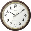【送料無料】リズム時計(RHYTHM) 掛け時計 電波時計 静かな 連続秒針 茶 M564 8MY564SR06 ※北海道・九州・沖縄・離島は別途送料(1080円~2160円)シンプル デザイン 人気 限定
