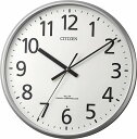 【送料無料】リズム時計(RHYTHM)CITIZEN (シチズン) 掛け時計 電波時計 静音 シルバー 8MYA39-019 ■送料無料※北海道・九州・沖縄・離島は別途送料(1080円~2160円)シンプル デザイン 人気 限定