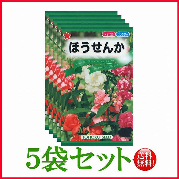  ほうせんか/ トーホク 野菜 ハーブ 草花 園芸 栽培 肥料 家庭菜園 球根 苗 種まき 種子 たね ガーデニング 培養土 ポット 松永フタバ種苗 サカタのタネ タキイ 土壌改良★在庫がある商品のみ12時（土日祝を除く）までのご注文で当日出荷