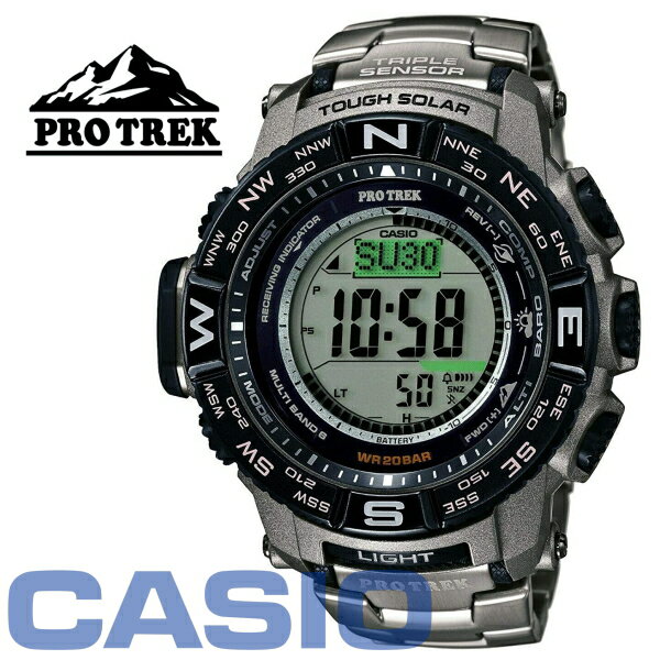 【送料無料】 カシオ/CASIO 腕時計 PROTREK プロトレック MULTI FIELD LINE マルチフィールドライン PRW-3500T-7 チタン メンズ ※北海道 九州 沖縄 離島は別途送料（2500円）prw-6100fc-1 PRW-73XT-1 インバウンド お土産 ホテル配送 PRX-8000YT-1 PRX-8001YT-7 PRW-73XT