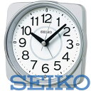 SEIKO セイコークロック 置き時計 銀色メタリック 目覚まし時計 電波 アナログ KR335S ※北海道・九州・沖縄・離島は別途送料（1080円〜2160円）