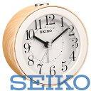 【送料無料】SEIKO セイコークロック 置き時計 目覚まし時計 アナログ 薄茶 木目 KR504B ※北海道 九州 沖縄 離島は別途送料（1080円〜2160円）