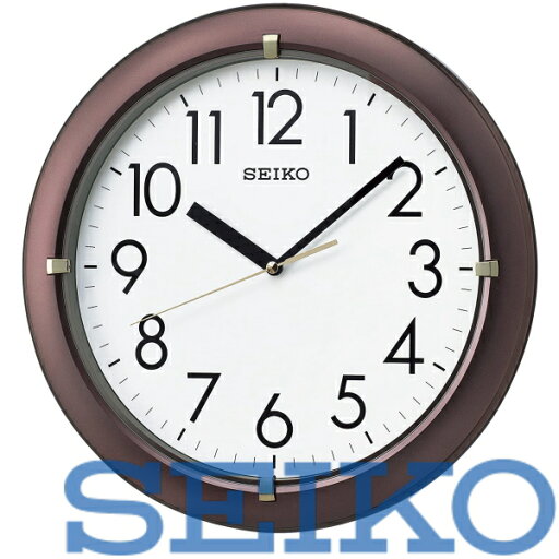 【送料無料】SEIKO セイコークロック 掛け時計 アナログ 茶 メタリック KX621B ※北海道・九州・沖縄・離島は別途送料(1080円-2160円) 【送料無料】SEIKO セイコークロック 掛け時計 アナログ 茶 メタリック KX621B ※北海道・九州・沖縄・離島は別途送料(1080円-2160円)