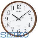 【送料無料】SEIKO CLOCK (セイコークロック) 掛け時計 濃茶木目 本体サイズ:直径30.9×5.2cm 衛星 電波 アナログ Space Link スペースリンク GPS GP220B ■送料無料※北海道・九州・沖縄・離島は別途送料（1080円〜2160円）