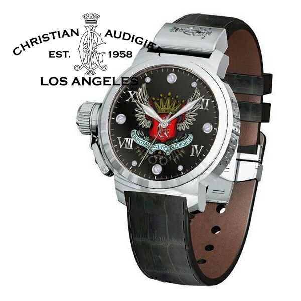 楽天リライアブル　RELIABLE【送料無料】Christian Audigier （クリスチャンオードジェー）腕時計 ETE-104 メンズ ★北海道・九州・沖縄・離島は別途送料（1080円〜2160円）アンティーク リーバイス ディーゼル ヴォン・ダッチ エド・ハーディー 限定品 ラスト1台 メンズ 銀婚式 激レア 限定