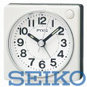 【送料無料】SEIKO CLOCK (セイコークロック) 目覚まし時計 置き時計 アナログ 白パール 65×64×38mm PYXIS ピクシス NR449W ...